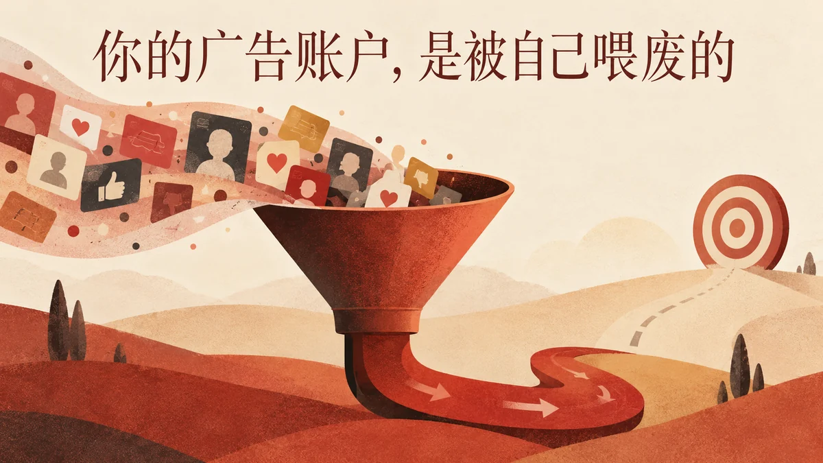 你的广告账户不是被平台搞废的，是你自己喂废的封面